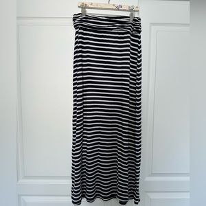 J. Crew XS Stripe Maxi Skirt